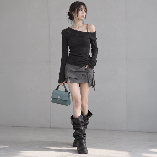 Structured Top-Handle Bag