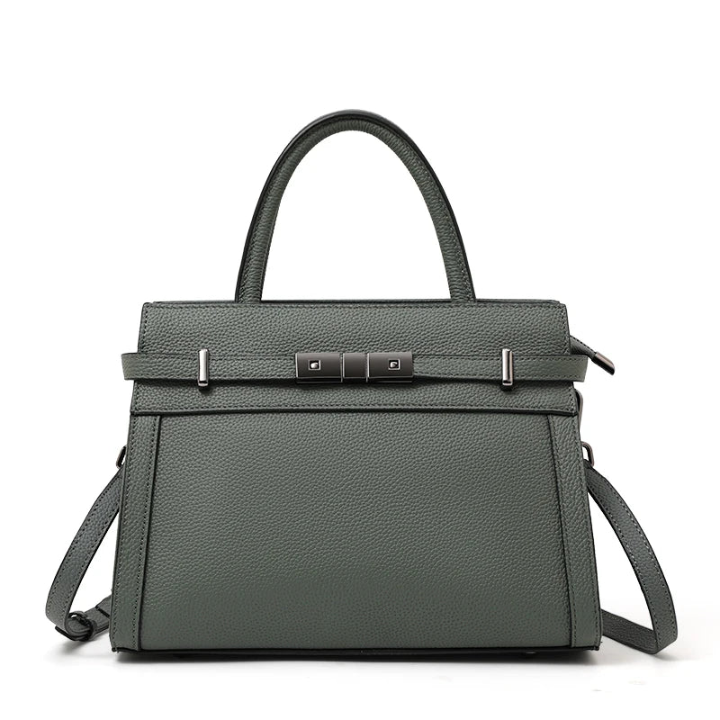 Belted Top Handle Bag