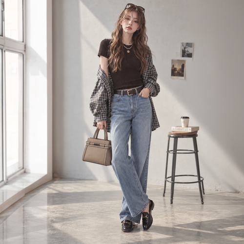 Belted Top Handle Bag