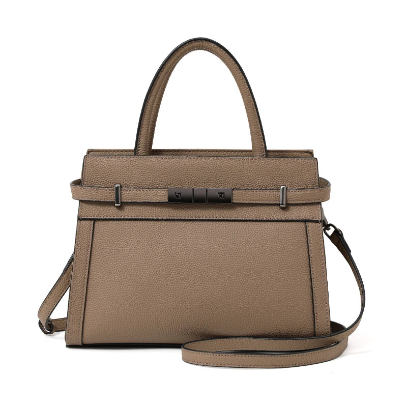 Belted Top Handle Bag